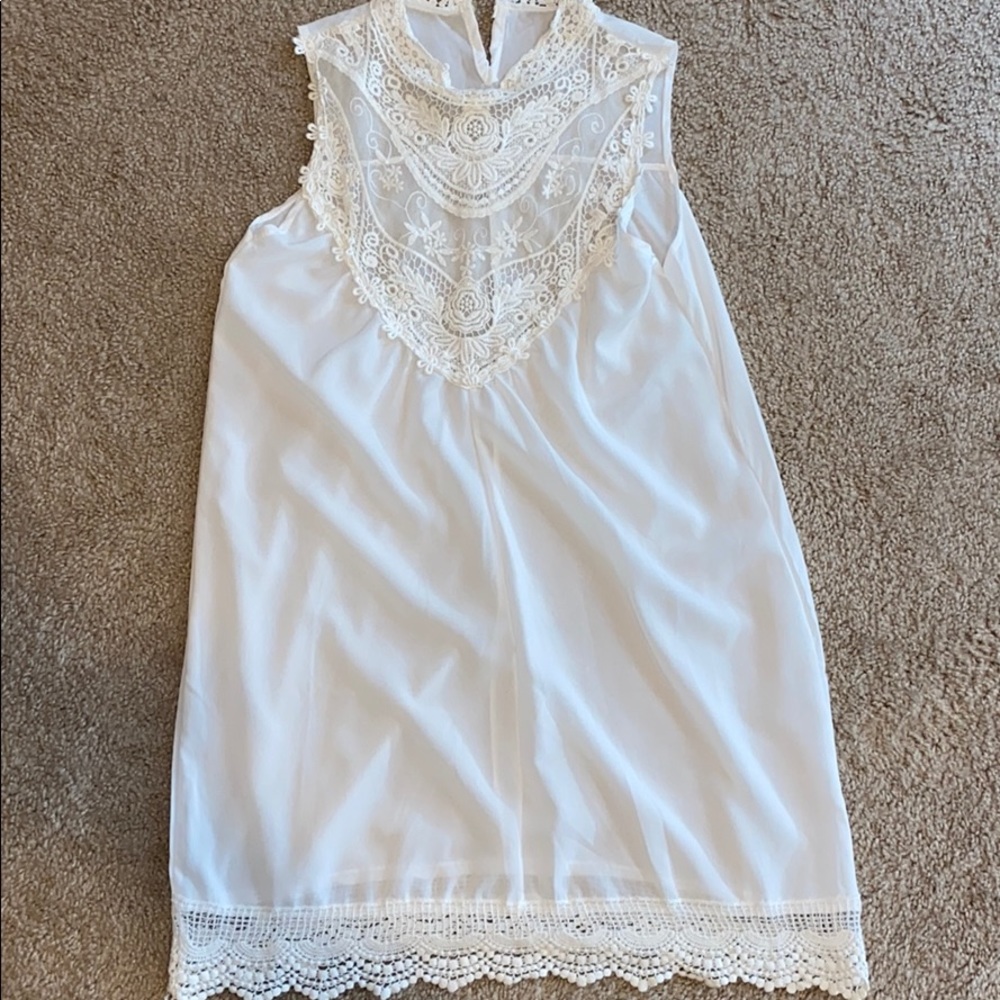 white dress